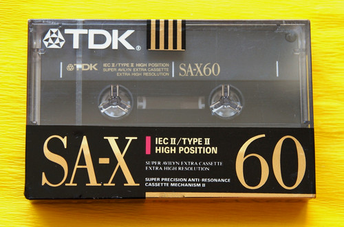 Tdk 60 cassette tape - 1x,
