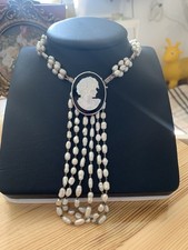 Kamee kette mit silber