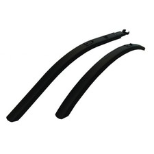 B-Ware SKS ATB-Steckbleche 28 45mm Schwarz Mit Spritzschutz Schutzblech