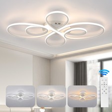 67W Deckenleuchte LED Dimmbar Wohnzimmer Deckenlampe Mit Fernbedienung Modern Jz