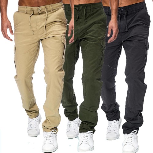 Herren jogger cargo chino - jogger,
