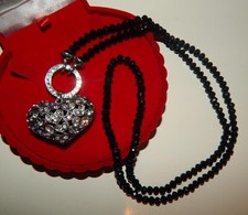 Herz im Herz Anhänger+74 cm