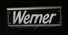 Werner LED Namensschild oder