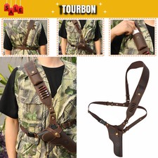 Tourbon 38/9mm/357 Ammo Sling Schultergurt Brust Unterarm Holster Pistole Tragen