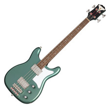 B-WARE Epiphone Newport Bass Pacific Blue Shortscale E-Bass Humbucker E-Bass