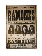 Ramones Poster Final Tour Kopf
