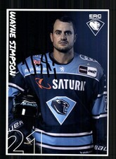 Wayne Simpson ERC Ingolstadt Autogrammkarte Original Sign + A 254218