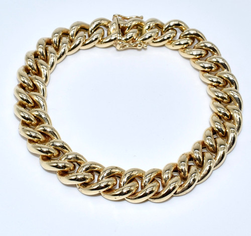 Armband rund panzer 14k - armband, 14k/585