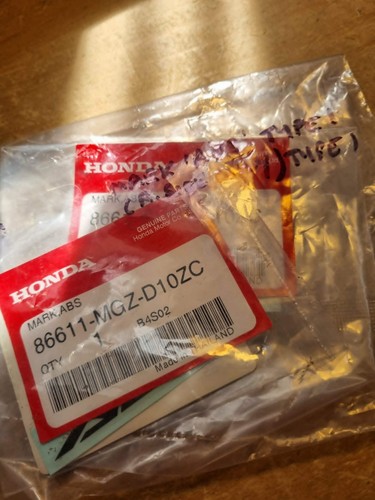 Honda abs aufkleber decal - aufkleber,