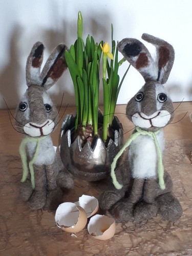 Filz hase dekoration ostern - hase,