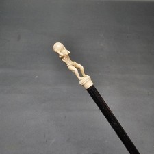 Alter Spazierstock Gehstock  Sammlerstock Wanderstock  Flanierstock  88 cm Atlas