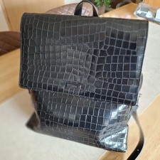 1 Rucksack von Esprit, Schwarz, Kroko, neu und edel!!