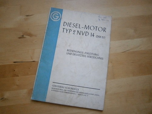 Diesel motor typ nvd - 2,