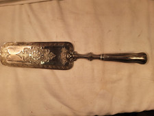 Gründerzeit Jugendstil versilberter Tortenheber mit schönem Dekor