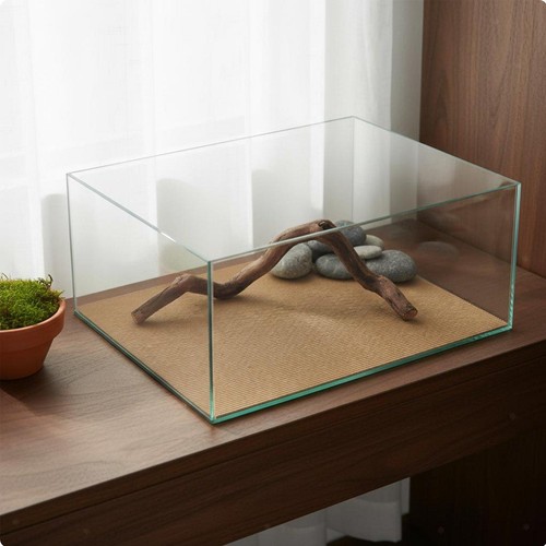 Terrarium für kragengeckos - für,