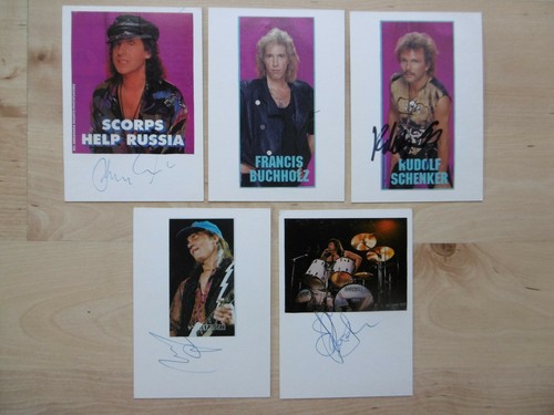 Scorpions autogramme signed - scorpions,
