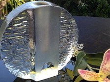 Walther Glas Blockvase Eisglas