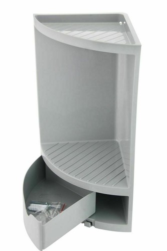 Eck duschablage grau - eck-duschablage,