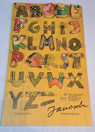 Janosch holz buchstaben f - janosch, c