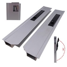 2er Set Bordwandverschluss Alu