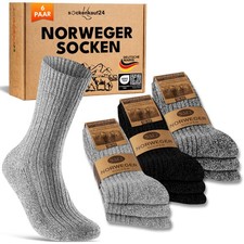 6 Paar Norweger Socken Herren