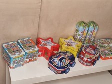 Überraschungsei Paket Sammlung 10x Blechdosen / Leerverpackungen