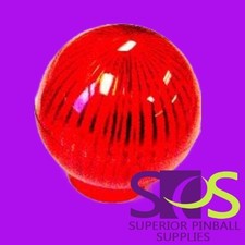 RED GLOBE LAMP/LIGHT DOME FOR