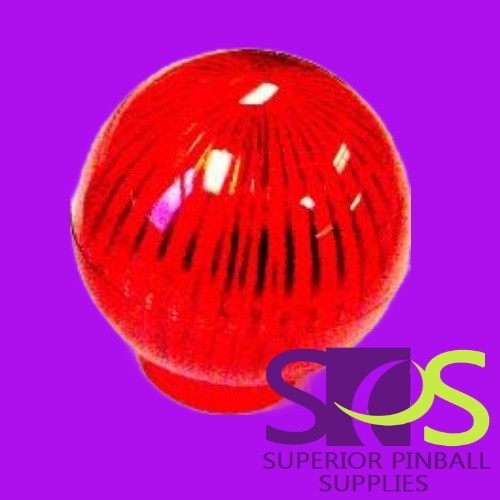 Red globe lamp light dome - red, lamp/light