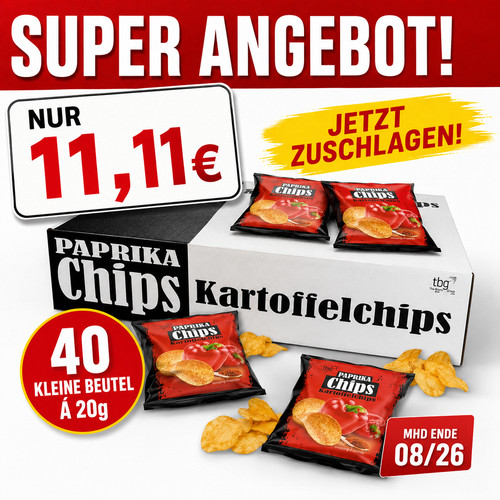 Paprikachips mini - 40,