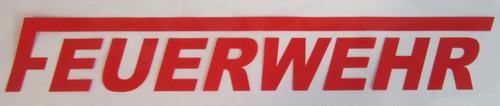 Feuerwehr schriftzug auto - feuerwehr,