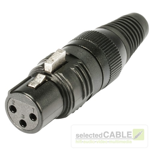 Hicon pol xlr female stecker - 3-pol,