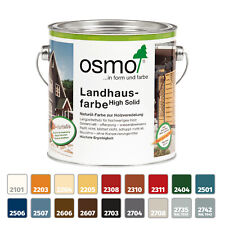 OSMO HORI Landhausfarbe 0,75 l 2,50 l Holzfarbe natürlich deckend hitzebeständig