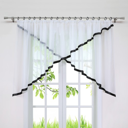 Transparent gardine - transparent,