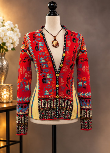 Ivko strickjacke 100 wolle - ivko, 100%