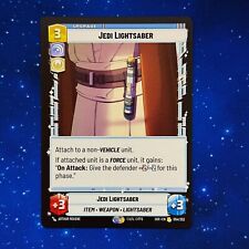 Jedi Lichtschwert Star Wars Unlimited Upgrade Item 054 SWU SOR Saber Force Jedi 54