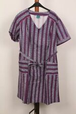 Omas Kittelschürze Kochschürze Backschürze Schürze retro vintage gemustert Gr.46