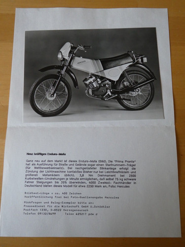 Hercules prospekt 1982 - ,