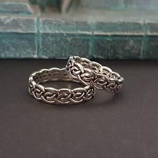 Keltischer Knoten Silberring