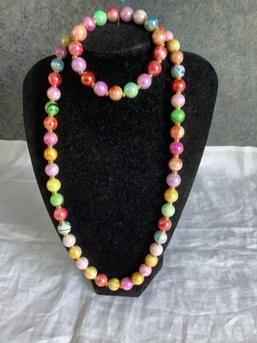 Perlenkette mit armband cm - perlenkette,
