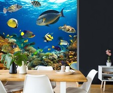 3D Ozean Fisch Koralle Q014