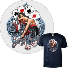 Biker T-Shirt Aufdruck