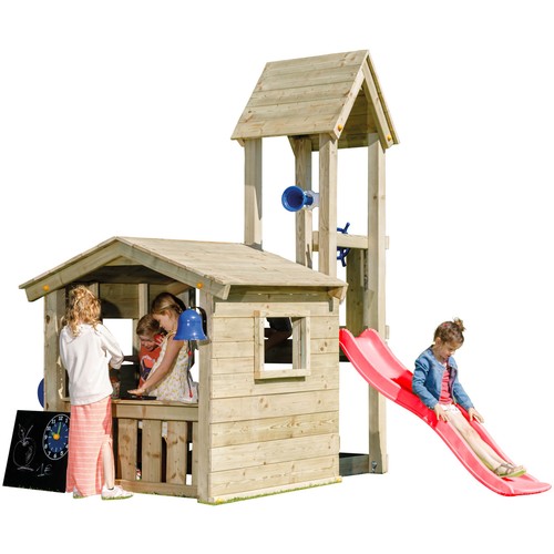 Spielturm lookout mit rutsche - spielturm,