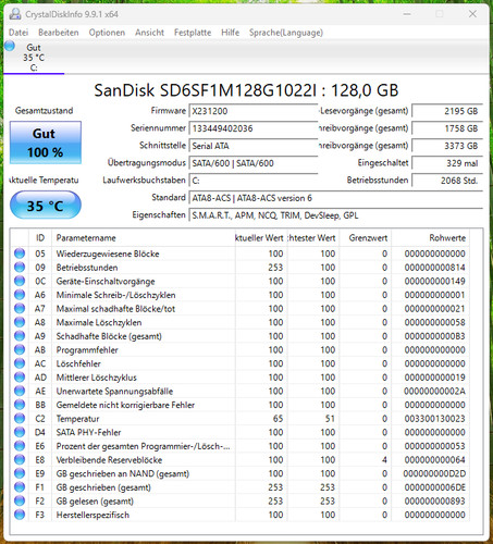 128gb msata ssd festplatte - 128gb,