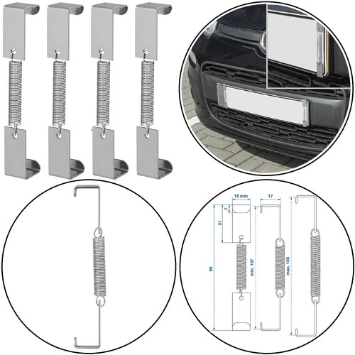 Nummernschild halter rahmenlos - halter,