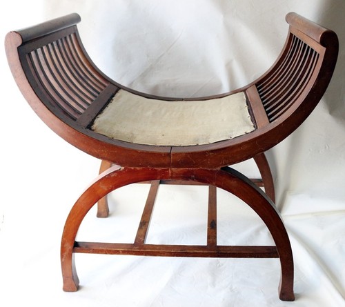 Gondelhocker holz um 1900 - gondelhocker,,
