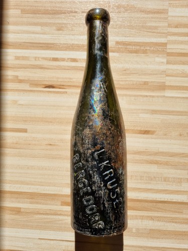 Antike bierflasche aus - antike,