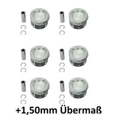 6x Kolben +1,5mm Übermaß