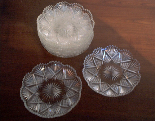 Glasschalen jugendstil - ,