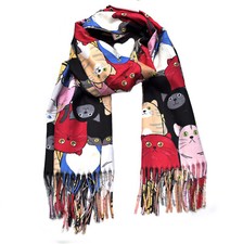 Warme Winter Lang Schal Katze