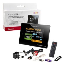 Albrecht DR53 DAB+/UKW/Bluetooth Digitalradio Tuner MusikStreaming FarbdisplayBW